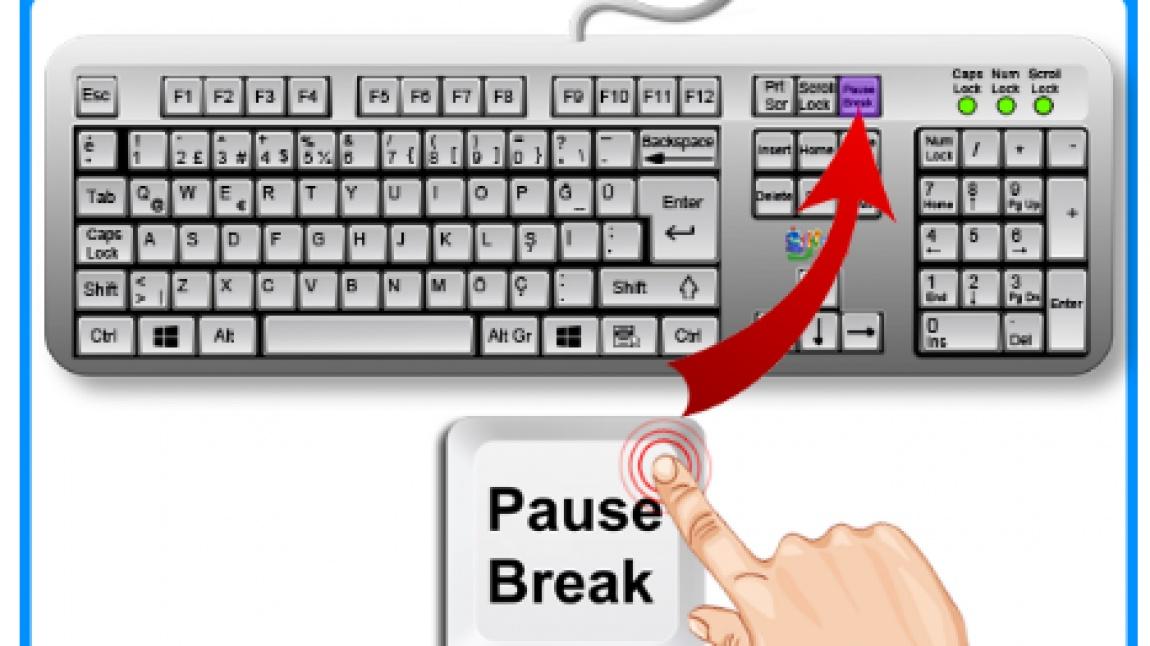 Pause/Break tuşu ne işe yarar, nasıl kullanılır ?