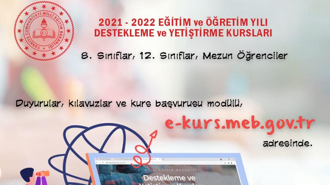 2021-2022 Eğitim Öğretim yılı DYK başvuruları