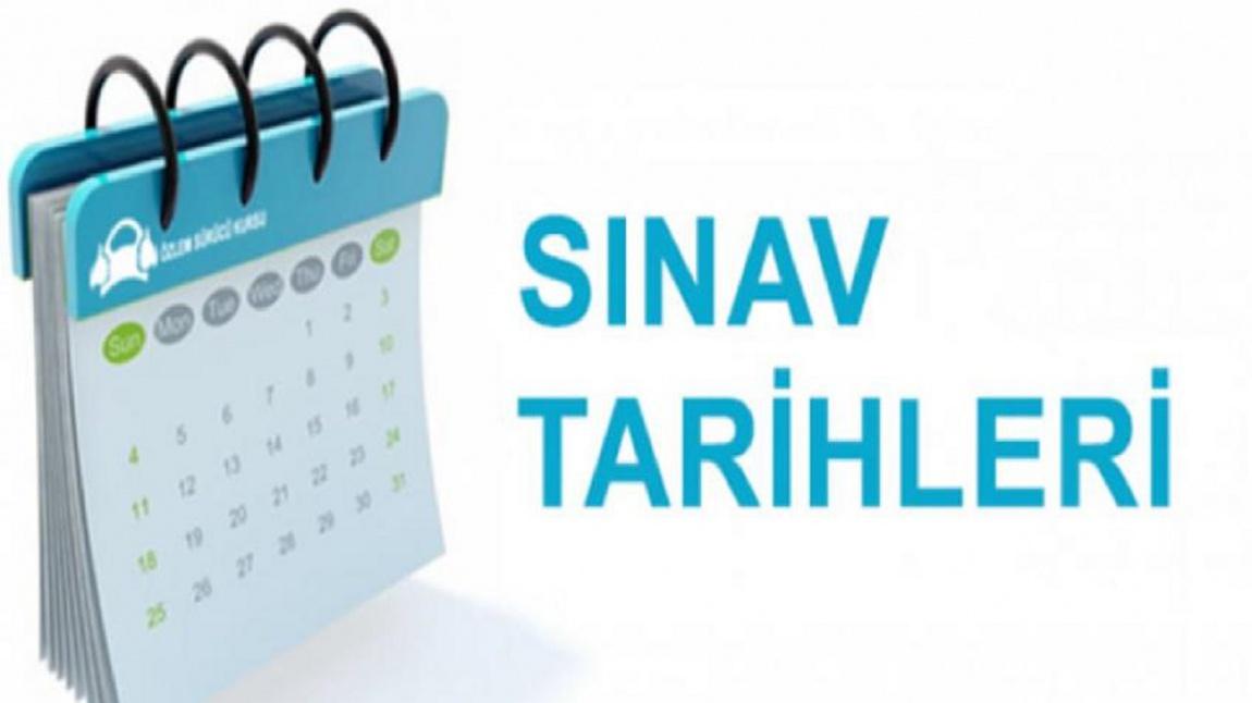 8.SINIFLARIN SINAV TARİHLERİ